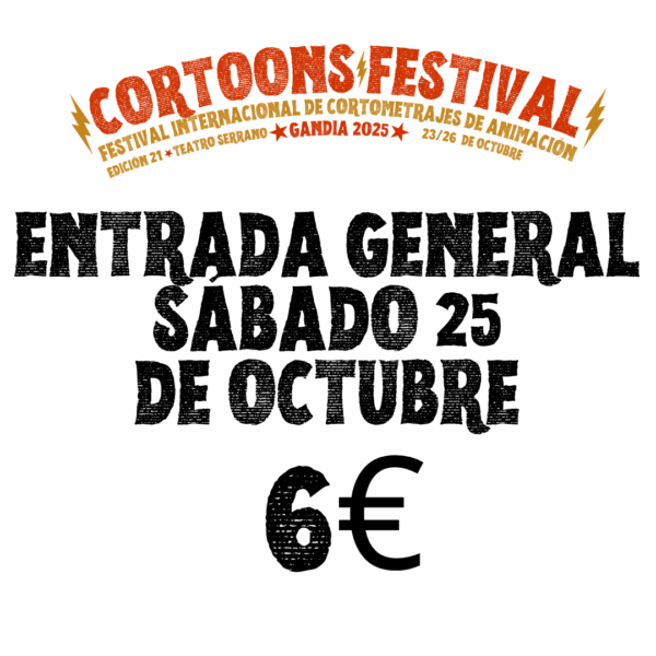 entrada general sábado 25 de octubre 2025