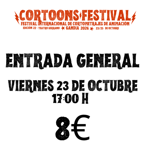 entrada general viernes 23 de octubre 2026
