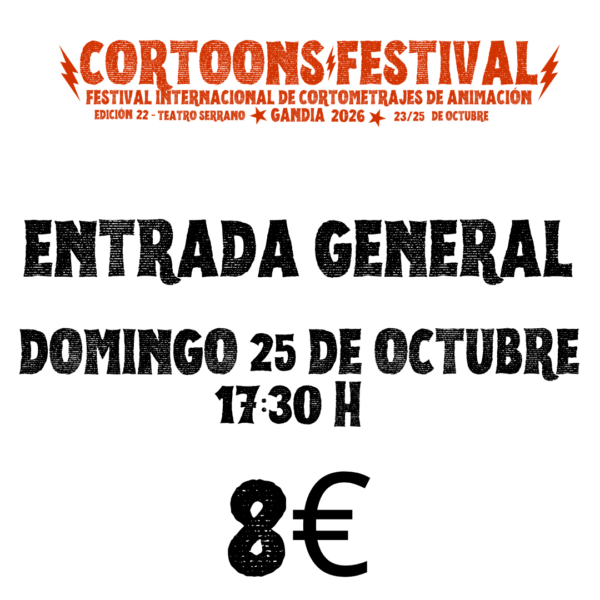 entrada general domingo 25 de octubre 2026