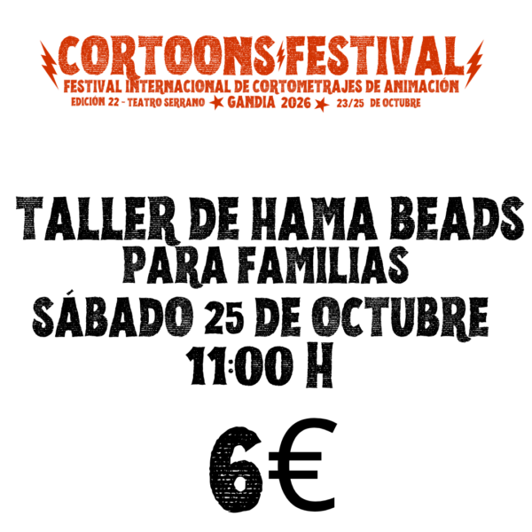 taller de Hama Beads sábado 24 de octubre 2026